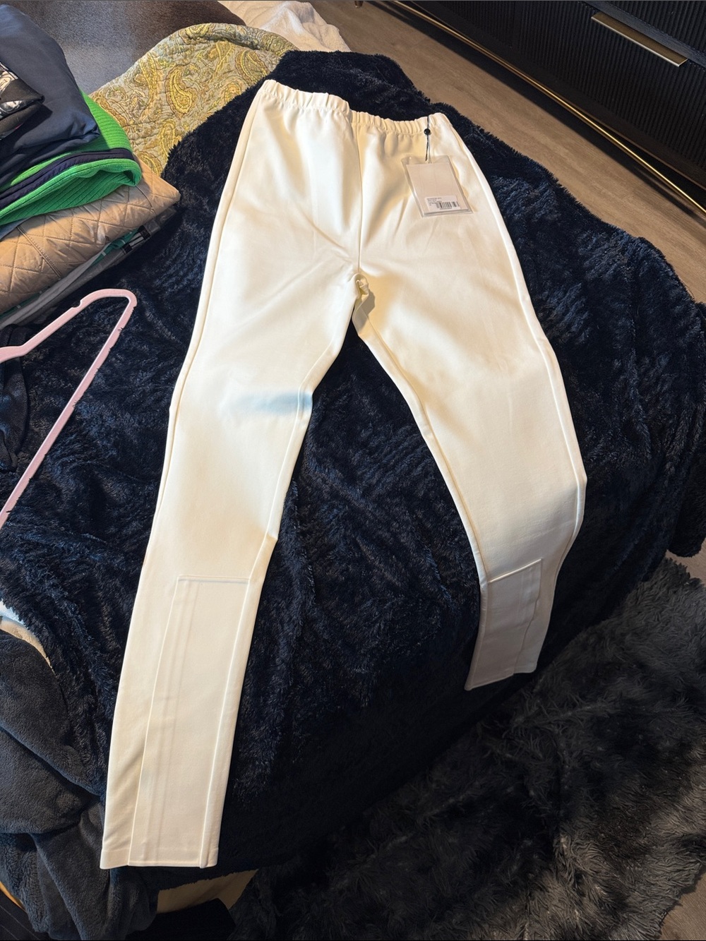 WARDROBE.NYC White Stretch Leggings
